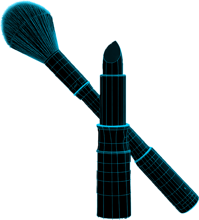 Beauty industry investigation illustration