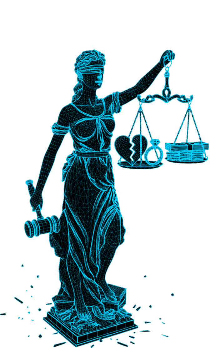 Lady Justice holding scales and gavel