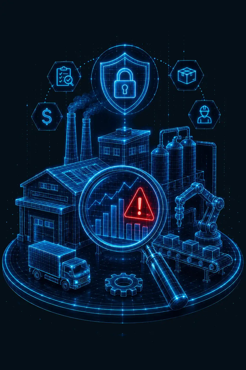 Manufacturing fraud investigation with production and inventory records