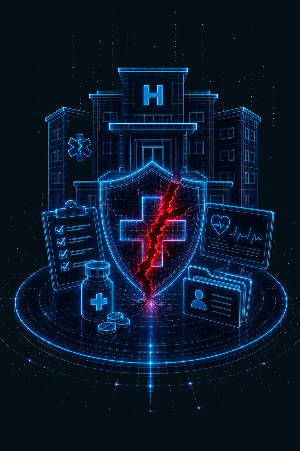 Healthcare fraud investigation with hospital financial records